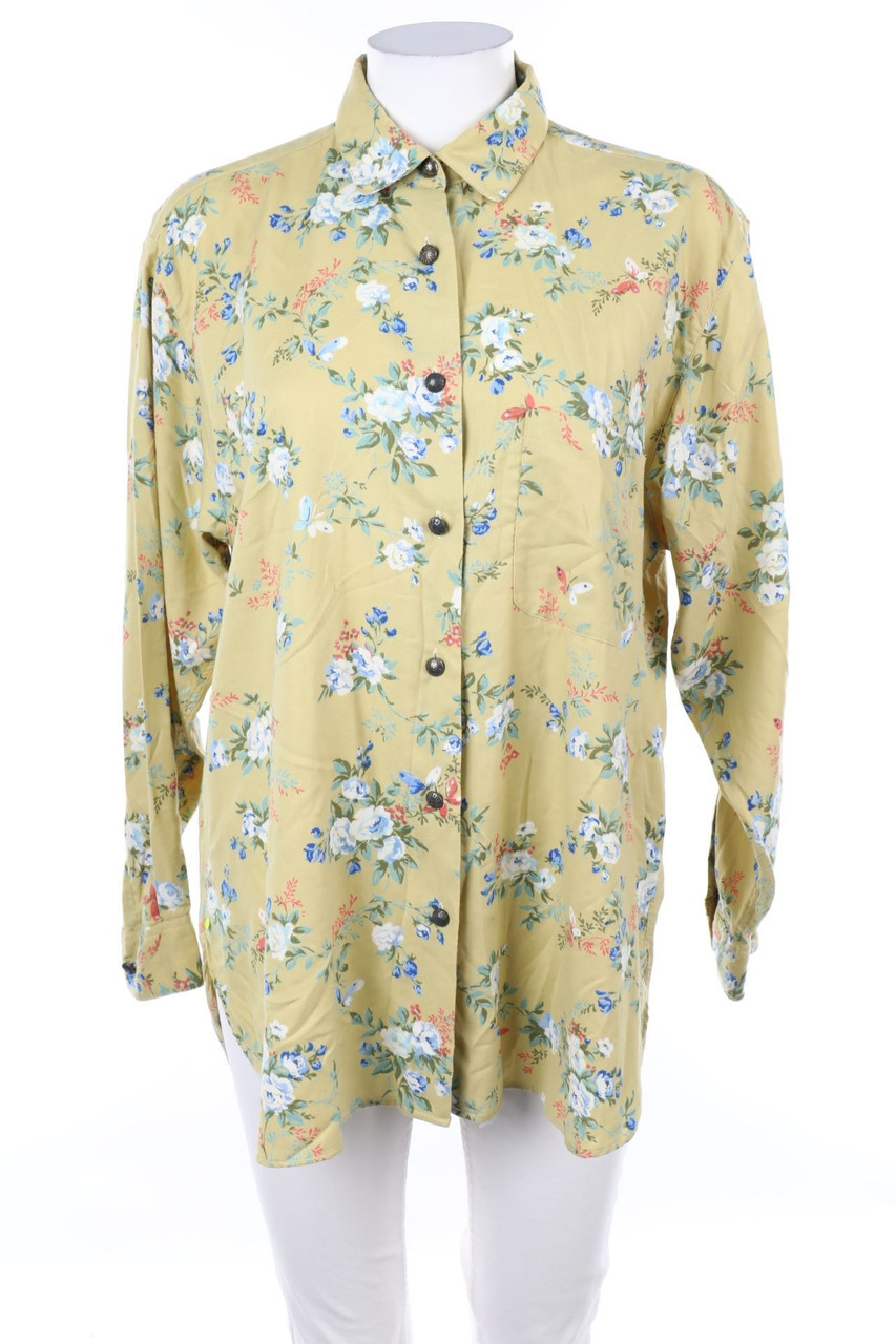 VINTAGE - Bluse mit floralem Muster - L
