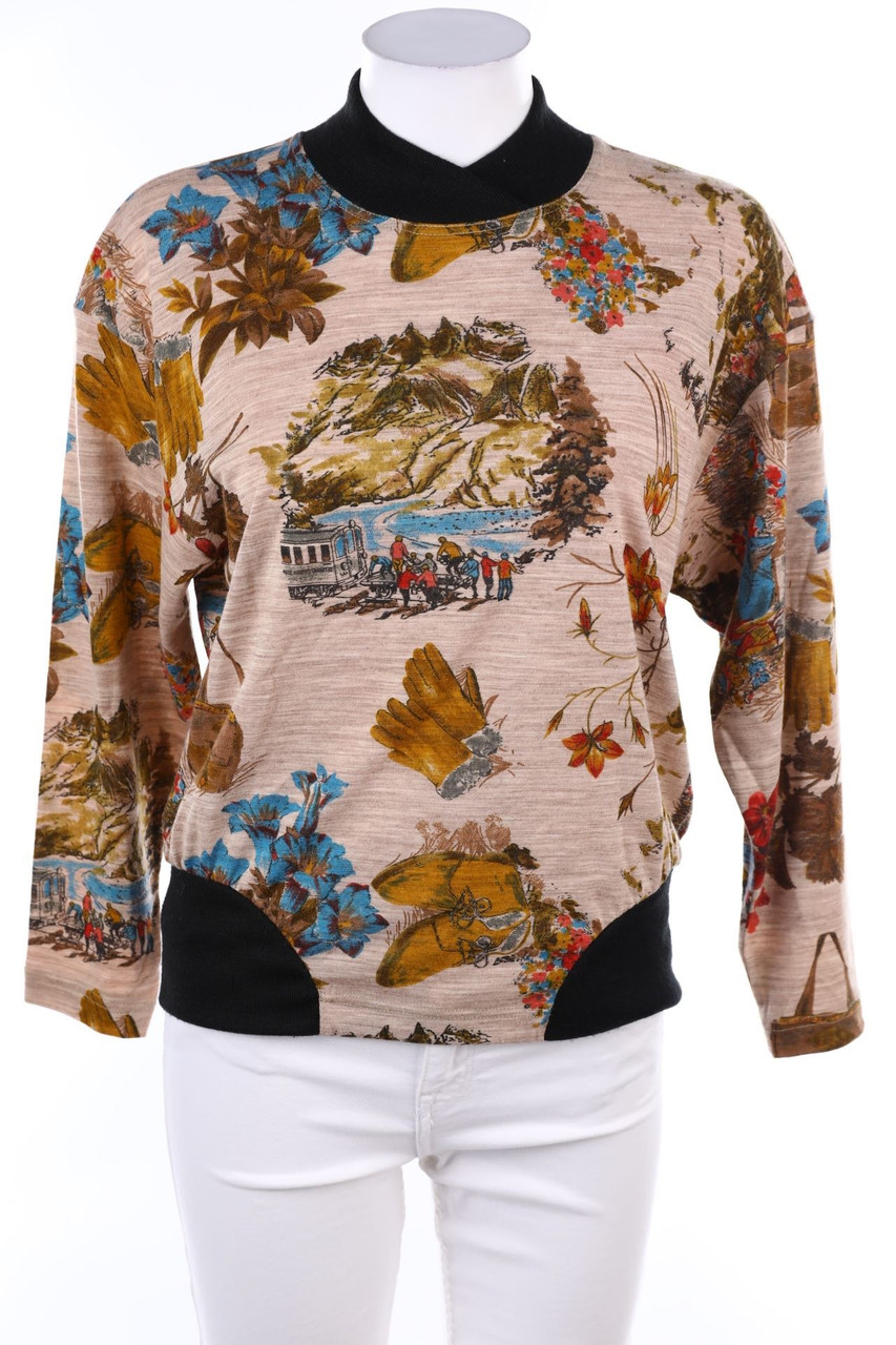 Ohne Label - Sweatshirt mit Print - D 42