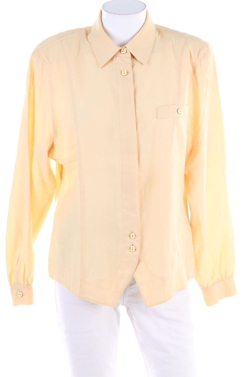 dELMOd City Combi - Hemd-Bluse aus Schurwoll-Mix - D 42