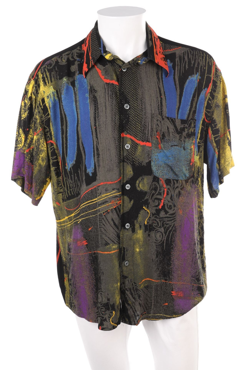 Ahlemeyer EXCELLENT - Kurzarm-Hemd mit Print - 42