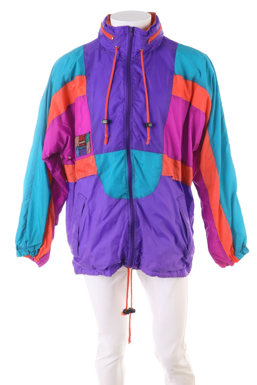 ハーロウアパレル　1999ジャケット MARCEL CLAIR - Vintage-Patchwork-Rain Jacket - 52