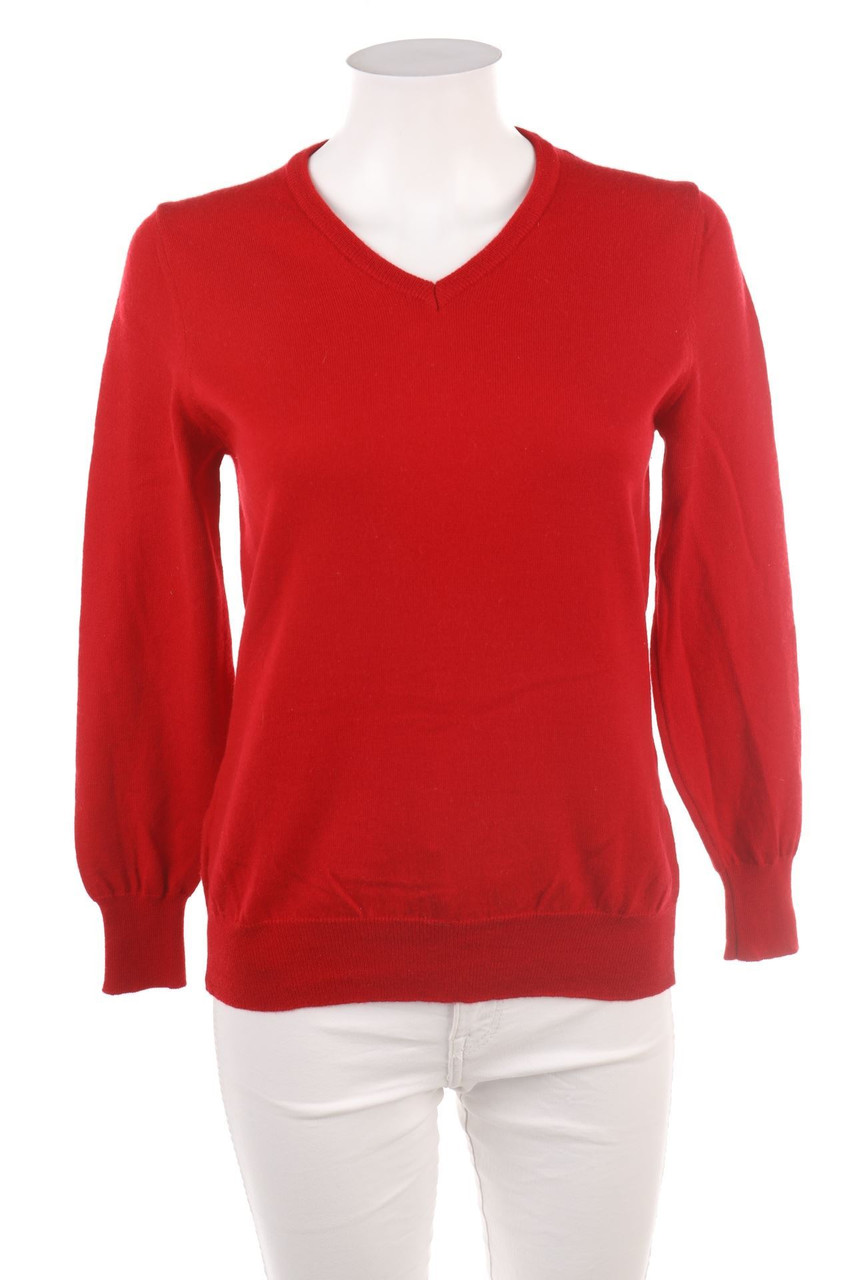 VINTAGE - Strick-Pullover aus Merino-Wolle - S