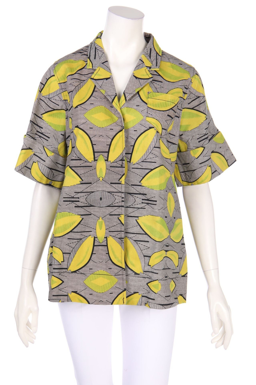 ESSENTIEL Antwerp - Shortsleeve-Blazer with Print - D 40