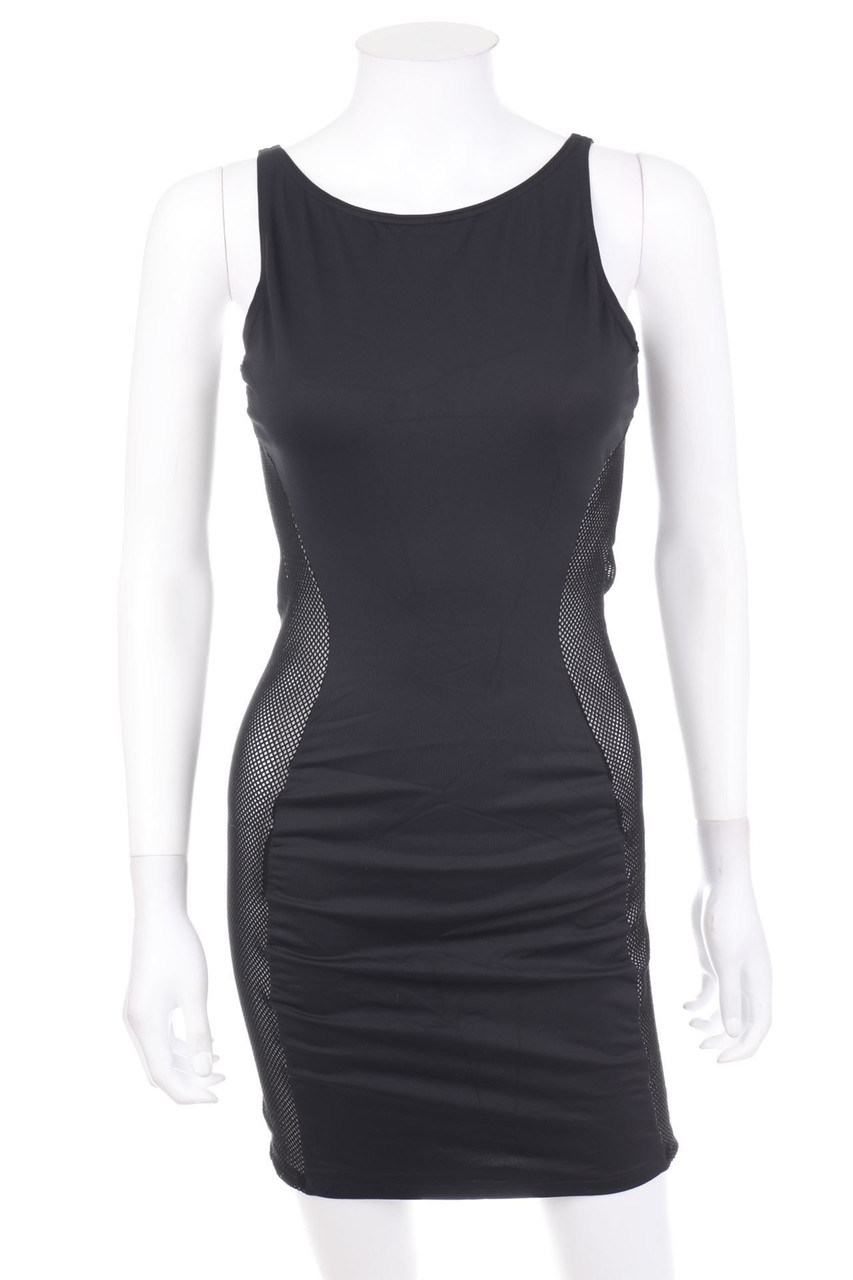 PIN UP STARS - Kleid mit Mesh-Einsatz - D 36