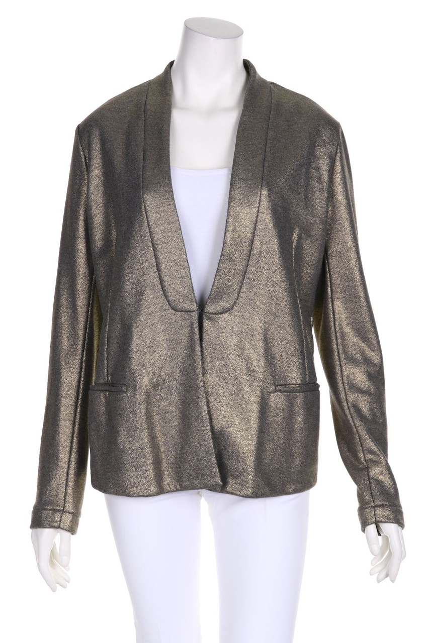 8PM - Jersey Blazer, Smoking Style with Metallic Effect - M