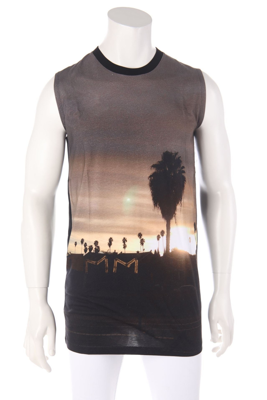 MM6 Maison Margiela - Sport-Shirt mit Print - S