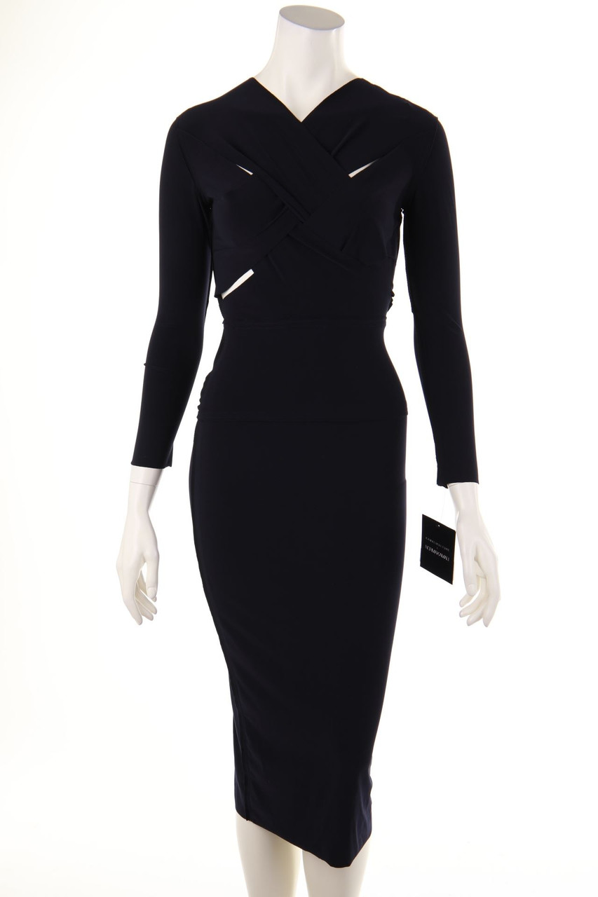 KAMALIKULTURE BY NORMA KAMALI - Midi-Kleid mit 7/8-Ärmel - XS