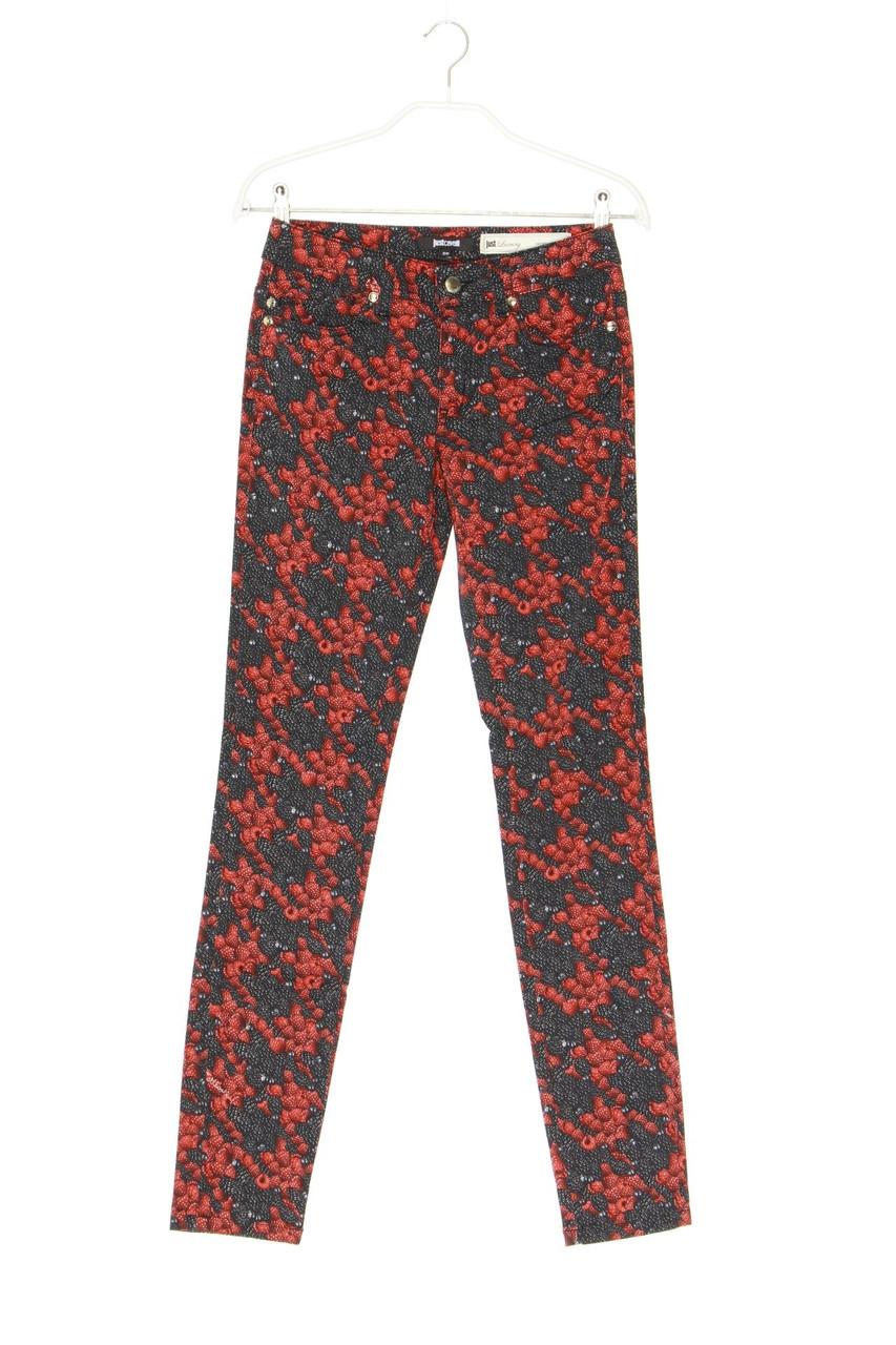 Just cavalli - Skinny-Jeans mit Print - W26