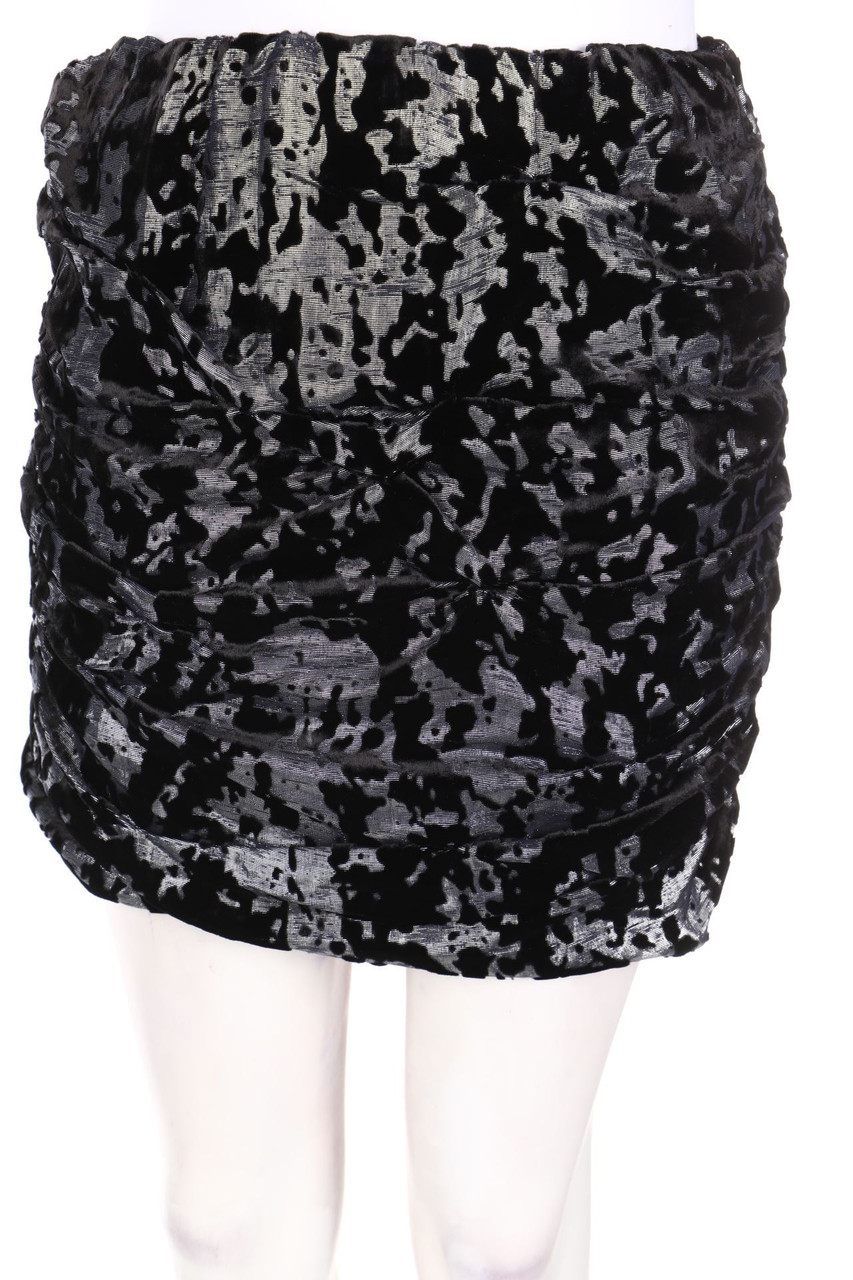 maje - Party-Minirock mit Seide - D 36