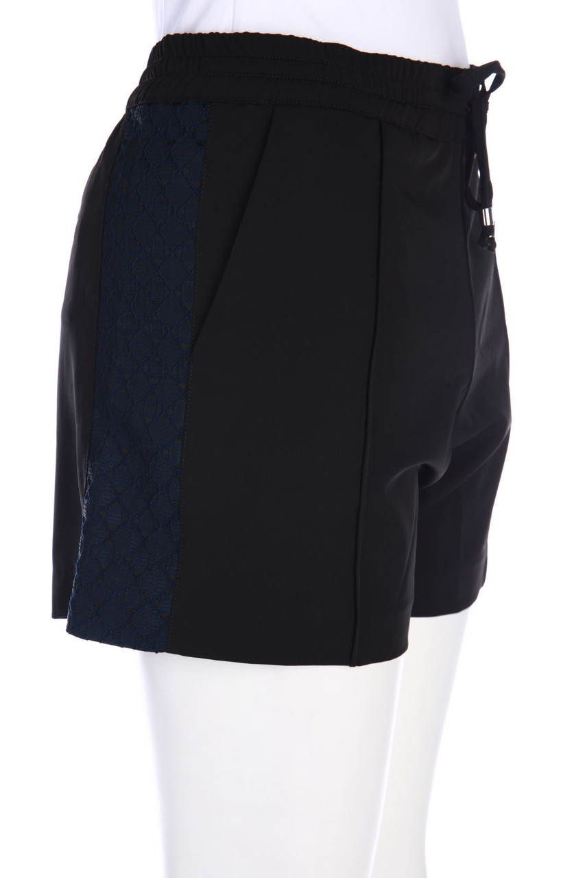 TRUSSARDI JEANS - Shorts mit Spitzen-Einsatz - D 40