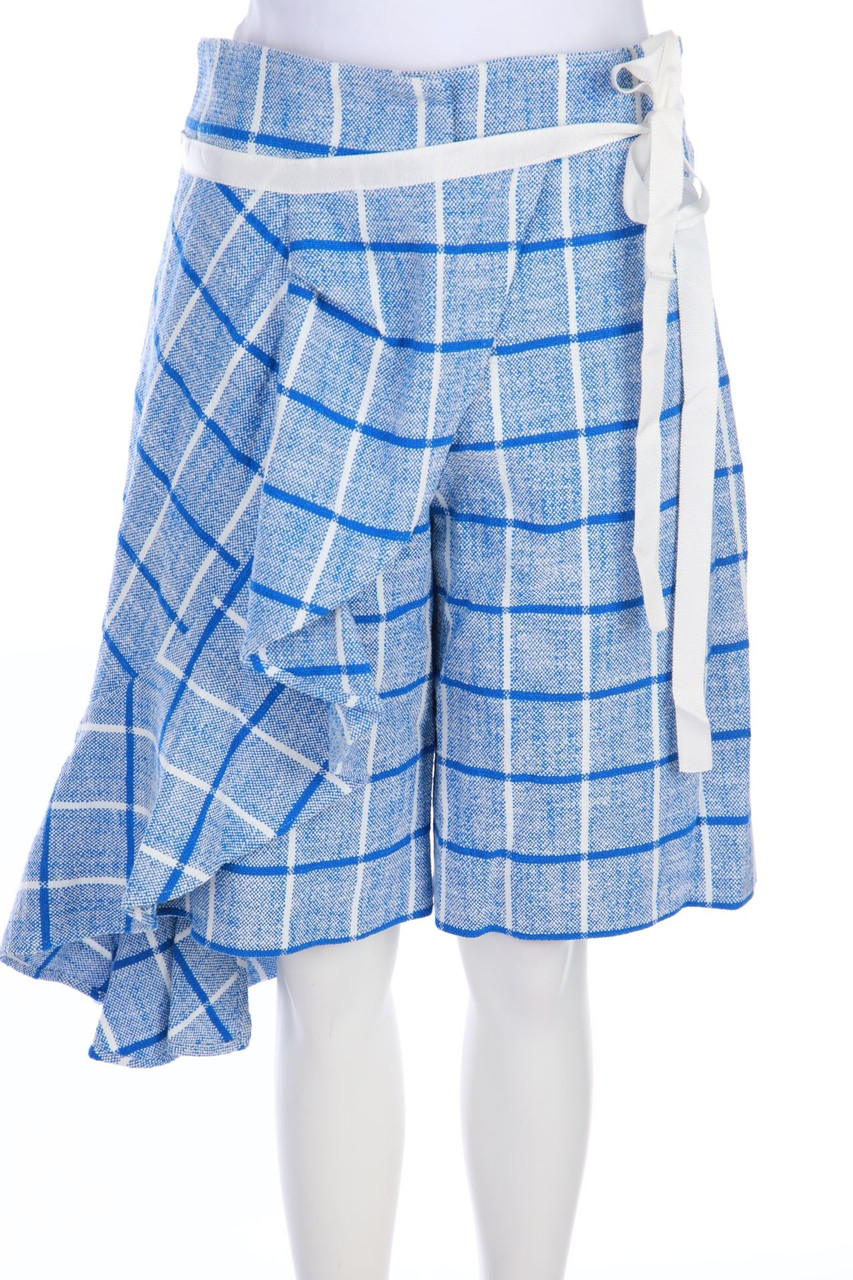 LUCKY CHOUETTE - Shorts mit Leinen mit Applikationen - D 38