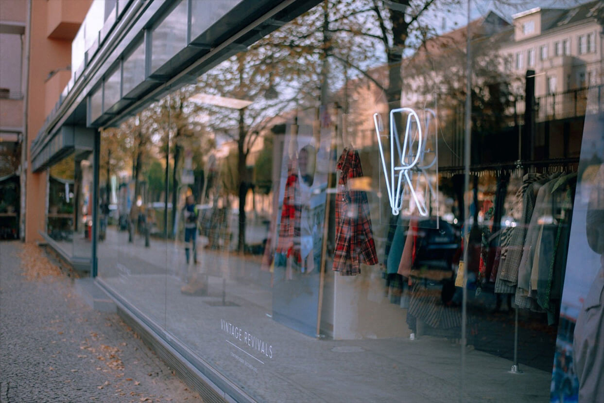 Vintage Revivals contemporary secondhand store Berlin